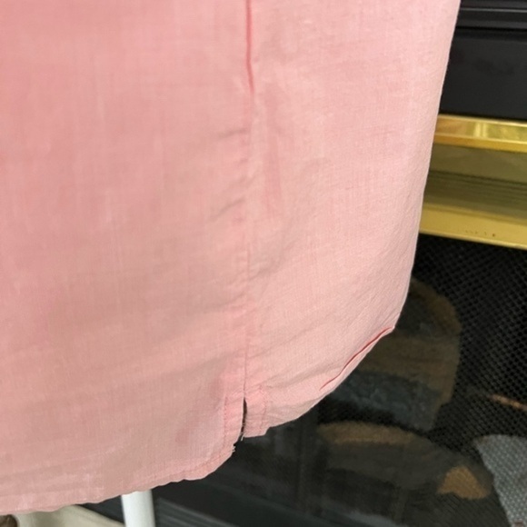 J.Crew Pastel Pink Long Sleeve Top with Bell Sleeve and Tie Finish - Picture 7 of 14